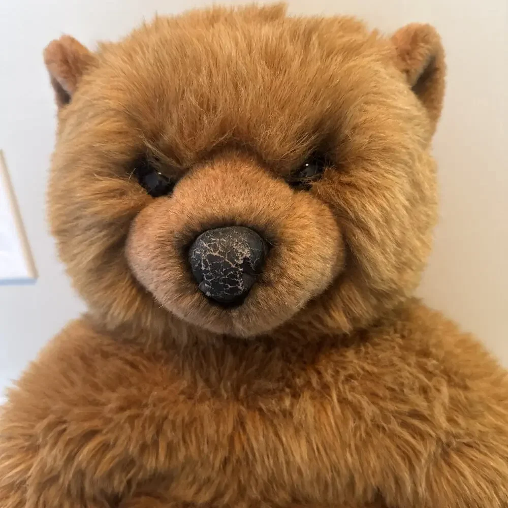 Vintage 1983 Applause Wallace Berrie Jumbo Brown Teddy Bear Plush 30” Korea
